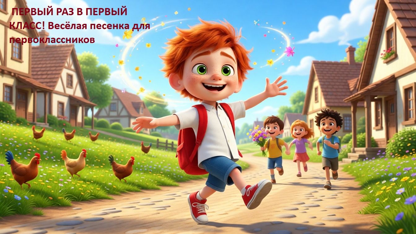 🎈🎒 Костик ПЕРВЫЙ РАЗ В ПЕРВЫЙ КЛАСС!  Весёлая песенка для первоклассников 📚✨