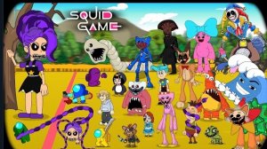 АМОНГ АС И ПОППИ ПЛЕЙТАЙМ ИГРАЮТ В ИГРУ КАЛЬМАРА Among Us in SQUID GAME x Poppy Playtime