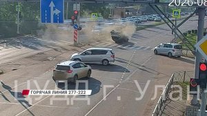 В центре Улан-Удэ столкнулись трамваи