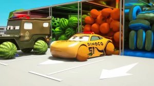Мультяшки про машинки для детей и малышей Игрушечные машинки трактор автобус грузовик для детей