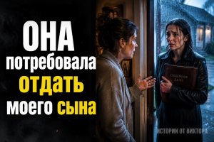 После смерти мужа незнакомка потребовала отдать ей сына