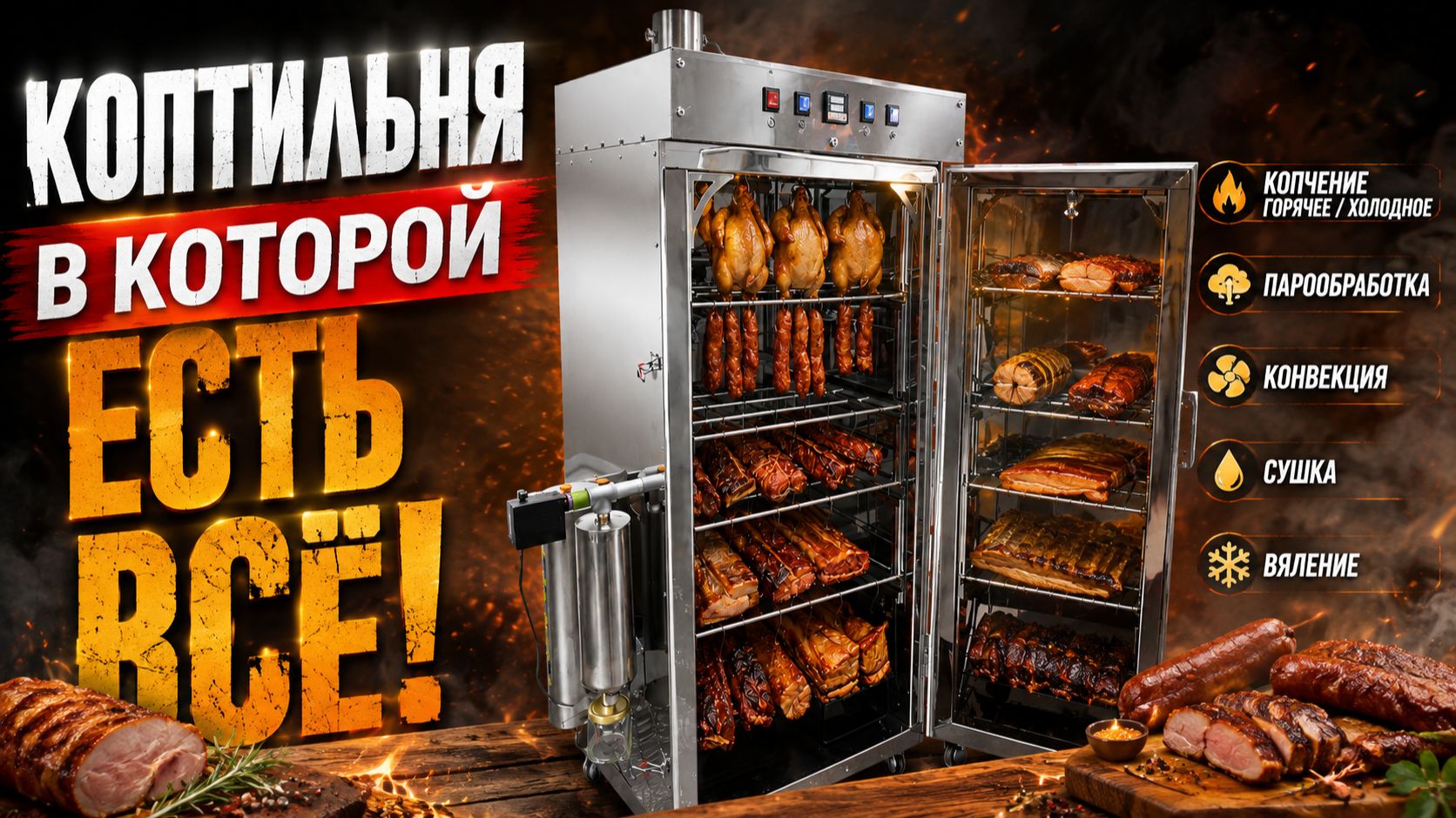 КОПТИЛЬНЯ В КОТОРОЙ ЕСТЬ ВСЁ!