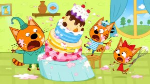 Три кота , игры для детей.