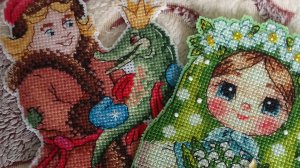 Итоги двух летних месяцев☺️,ещё не финиш.....Вышивка крестом