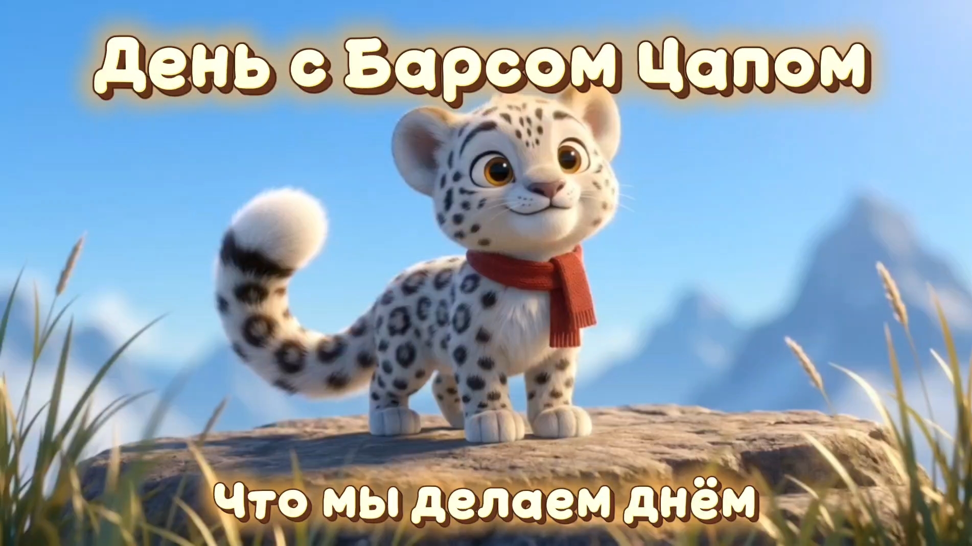День с Барсом Цапом ☀️ Что мы делаем днём? Развивающий мультик для детей 1-6 лет 🐆 Барс Цап