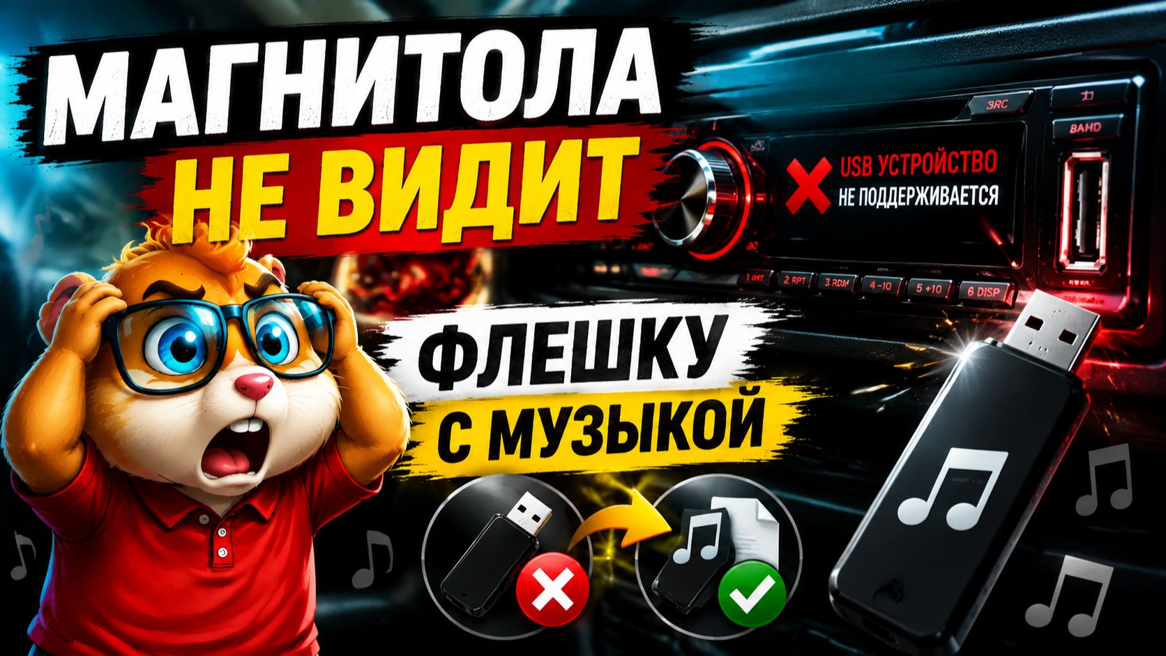 Магнитола не Видит Флешку с Музыкой? Проверьте Это в Первую Очередь!