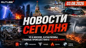 НОВОСТИ СЕГОДНЯ 03.08.2026 | ЧП в Москве, катаклизмы, в России и мире