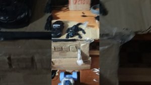 фура из картона будет дверь.  крыша
