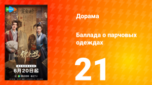 Баллада о парчовых одеждах 21 серия