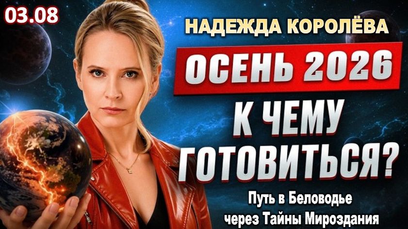 Долгожданный мир или начало конца? Энергии меняются | Прогноз Надежды Королёвой на осень 2026 года