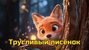 Трусливый лисёнок