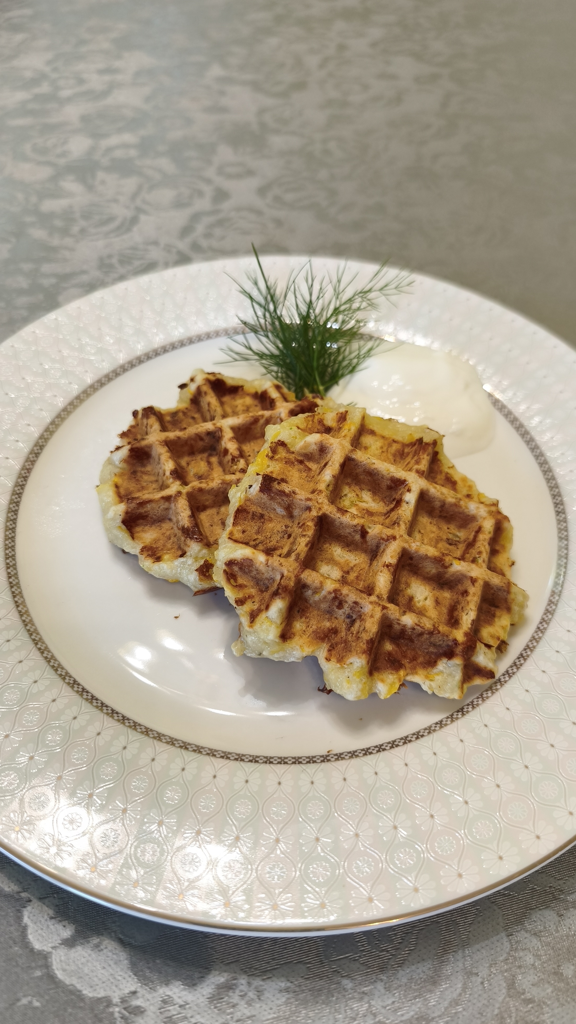 Вафли кабачковые. #food#вафликабачковые#вкуснаяеда