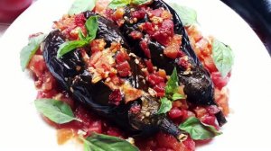 Баклажаны с фаршем, сыром и помидорами!🍆🍆🍆