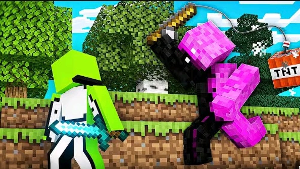 Minecraft Trick Shots With Dream