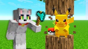 Я ЛОМАЮ БЛОКИ И ПОЛУЧАЮ СЛУЧАЙНЫХ POKÉMON В MINECRAFT! 🤯🔥