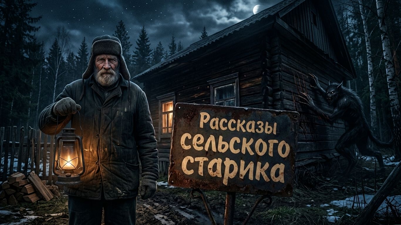 БАЙКИ МОЕГО ДЕДА. ЖУТКИЕ РАССКАЗЫ СЕЛЬСКОГО СТАРИКА. Страшилка. Живой голос.