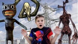 Фильм Сиреноголовый в городе ВСЕ СЕРИИ ПОДРЯД - 2 ЧАСА! Movie Siren head in real life