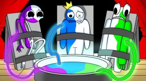 Кто ВОРУЕТ цвета Rainbow Friends?! (анимационный мультфильм)