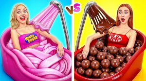 Жевательная Резинка vs Шоколадная Еда Челлендж # Удивительные Кухонные Рецепты от Multi DO Challeng