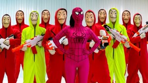 SUPERHERO’s Story   Mansion Battle  ( Nerf Gun War , Parkour....) by Follow Me
