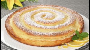 Знаменитый итальянский лимонный пирог, который тает во рту! Просто и вкусно