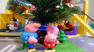 Свинка Пеппа и Новогодняя Ёлка Мультики для Детей с Игрушками Peppa Pig