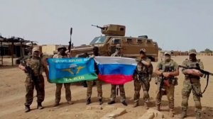 За тысячу километров от дома. Наш Африканский корпус поздравляет с Днём ВДВ!Работаем, братья
