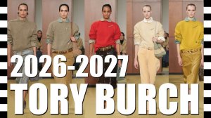 📍 TORY BURCH коллекция осень-зима 2026-2027 со стоп-кадром. Неделя моды в Нью-Йорке