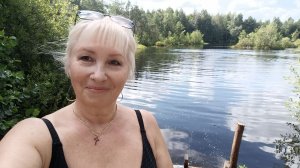 Искупались в лесном озере 🌲🏊