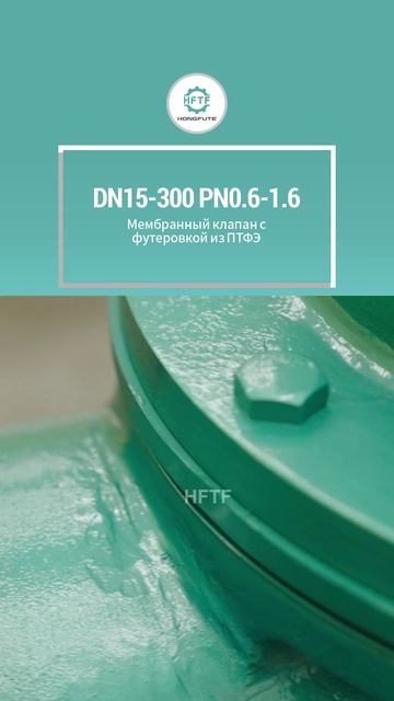 DN15~300PN0.6~1.6 Фторопластовый диафрагменный клапан-HFTF