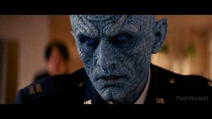Король Ночи и Арья в сцене из «Криминального чтива» _ История с кинжалом
