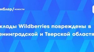 ❗️Враг атаковал склад Wildberries в Ленинградской и тверской области — власти