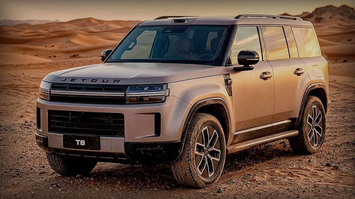 Автомобиль Jetour T8 - Безумный китайский «танк» на 1400 км с 4 моторами громит западные внедорожник