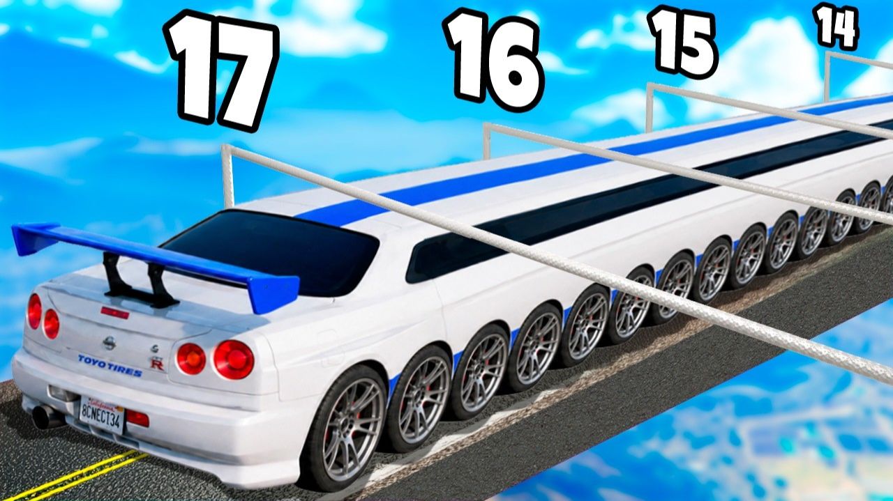 КАК ДАЛЕКО ПРОЕДЕТ ТАЧКА В ГТА 5 ? - ЭКСПЕРИМЕНТ В GTA 5