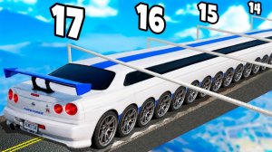 КАК ДАЛЕКО ПРОЕДЕТ ТАЧКА В ГТА 5 ? - ЭКСПЕРИМЕНТ В GTA 5