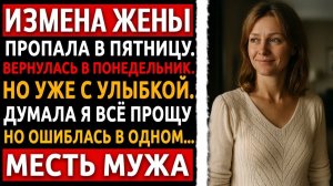 Измена жены - Она просто пропала на три дня, а потом вернулась с улыбкой