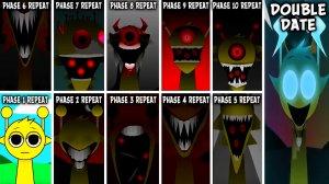спрунки sprunki фаза 1,2,3,4,5,6,7,8,9,10 но они повторяют за double date 🔥