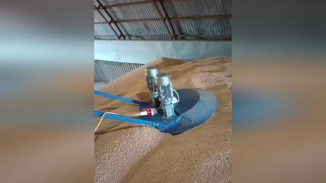 Ворошитель зерна ВЗ-2 производитель Агромаш-НН. Видео работы на горохе двухметровыми шнеками