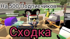 СХОДКА НА 500 ПОДПИСЧИКОВ в ЧГ