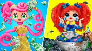 Богатая Мама Длинные Ноги vs бедная Поппи - 10 идей для ЛОЛ