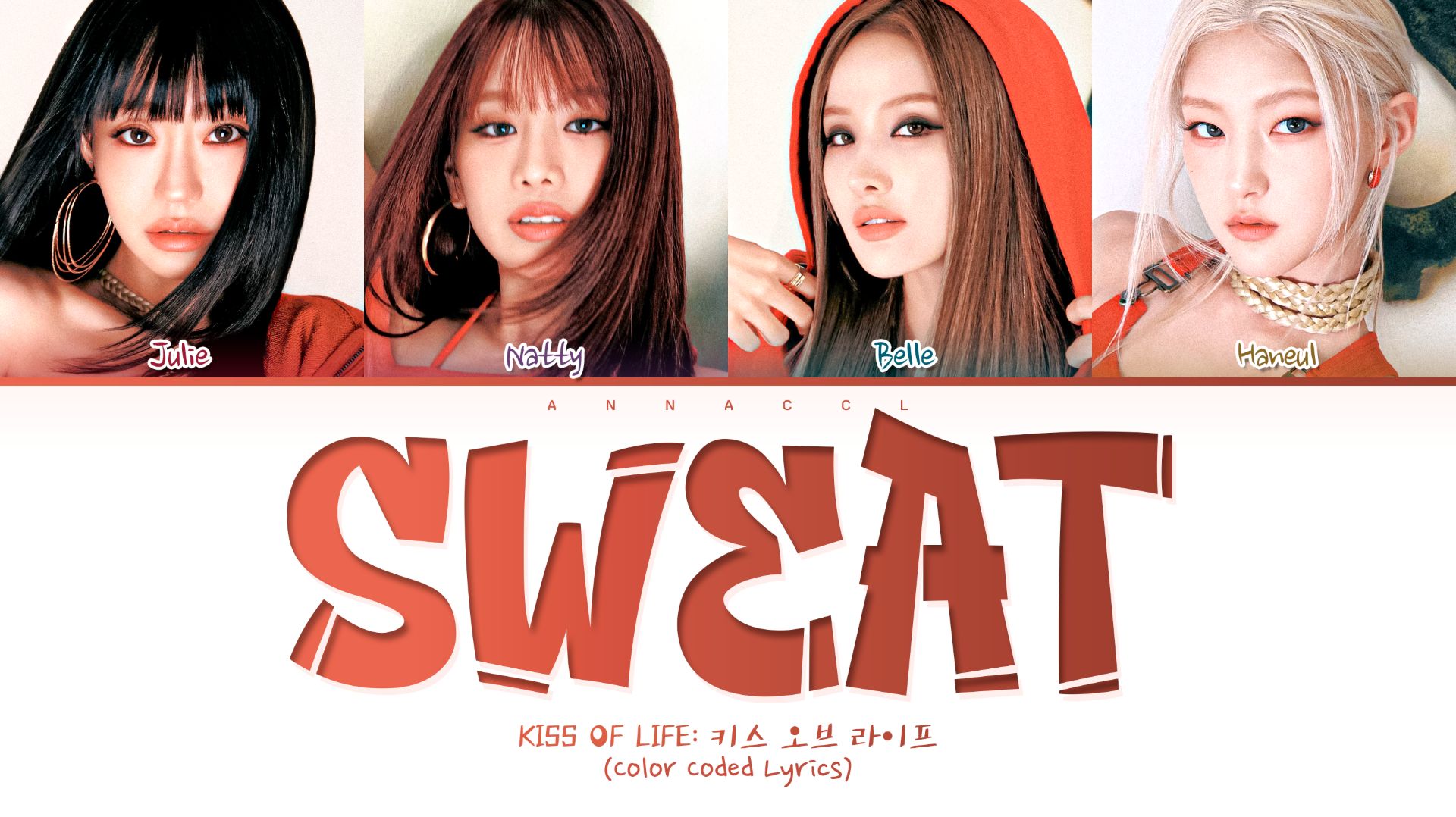 KISS OF LIFE SWEAT (Перевод на русский) (Color Coded Lyrics)