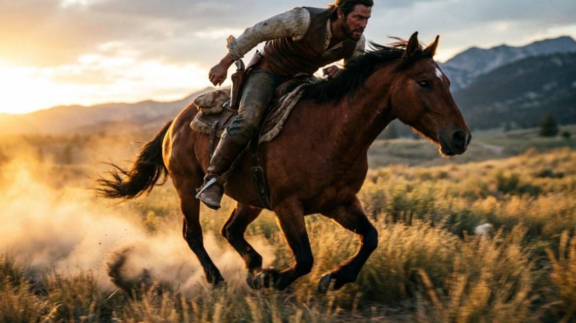 Прохождение Red Dead Redemption  #6 Табун лошадей