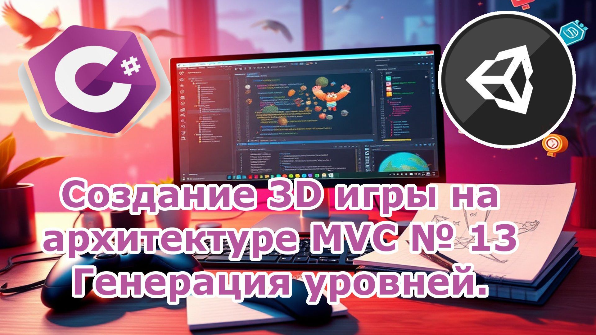 Создание 3D игры на архитектуре MVC № 13 Генерация уровней.