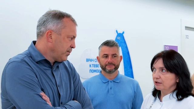 Встретился с коллективом филиала №1 детской поликлиники №30 в Можайском районе