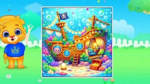 Детский развивающий мультфильм, пазлы, головоломка