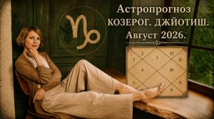 КОЗЕРОГ, астропрогноз на август 2026 г.
