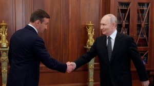 Путин встретился с генеральным директором компании «Алроса» Павлом Маринычевым