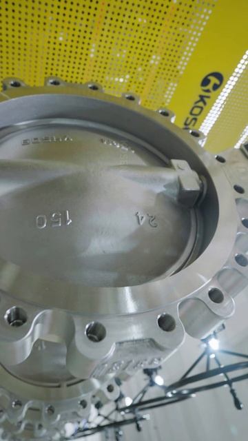 ASTM A351 CF8M, NPS 2~24, Class 150, High Performance Lug Double Eccentric Butterfly Valve KOSEN