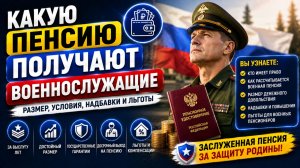 Какую пенсию получают военнослужащие