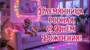 С Днём рождения, племянница! 💖 Весёлая красивая песня-поздравление любимой племяннице
